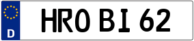 Truck License Plate